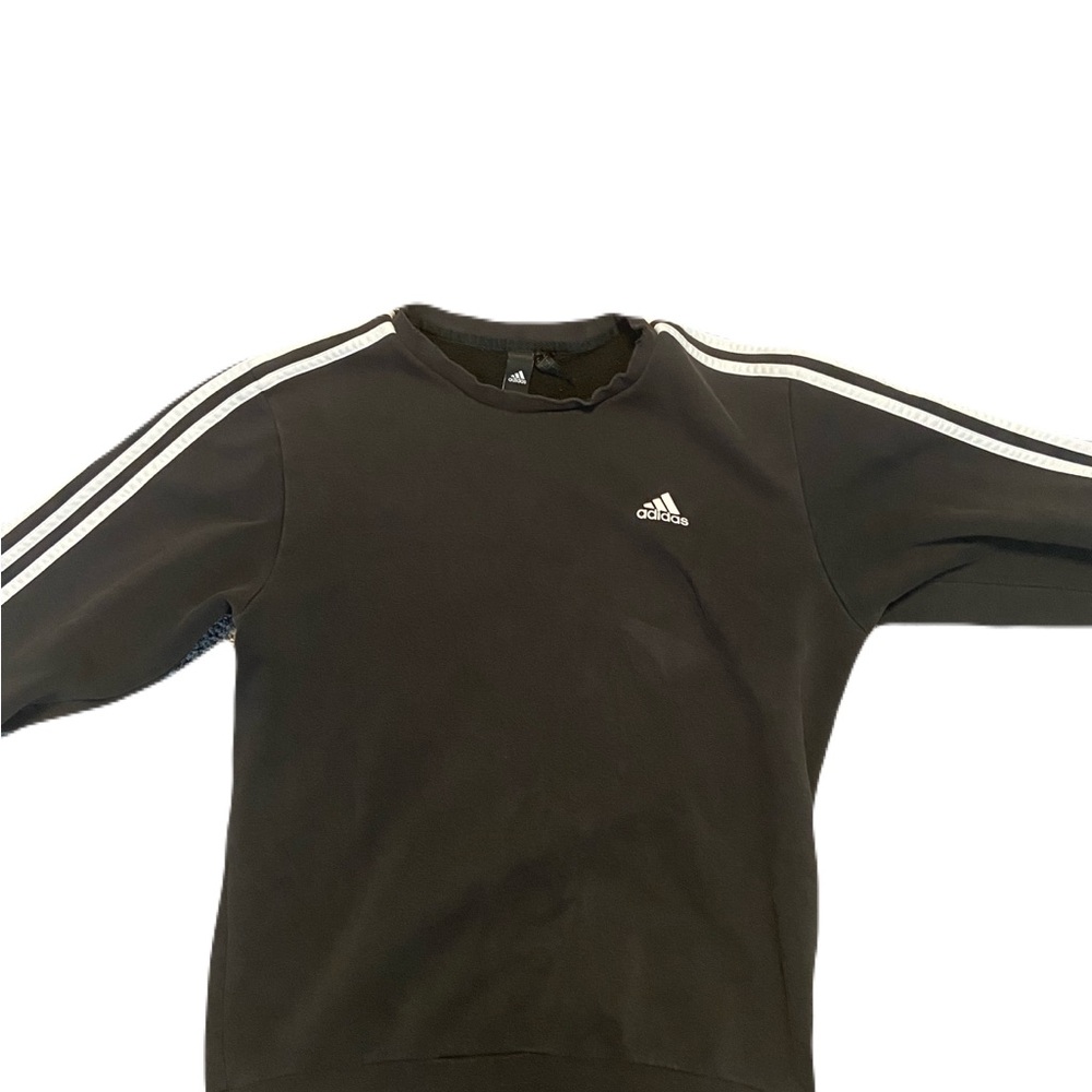 Adidas Black Crewneck Sweatshirt